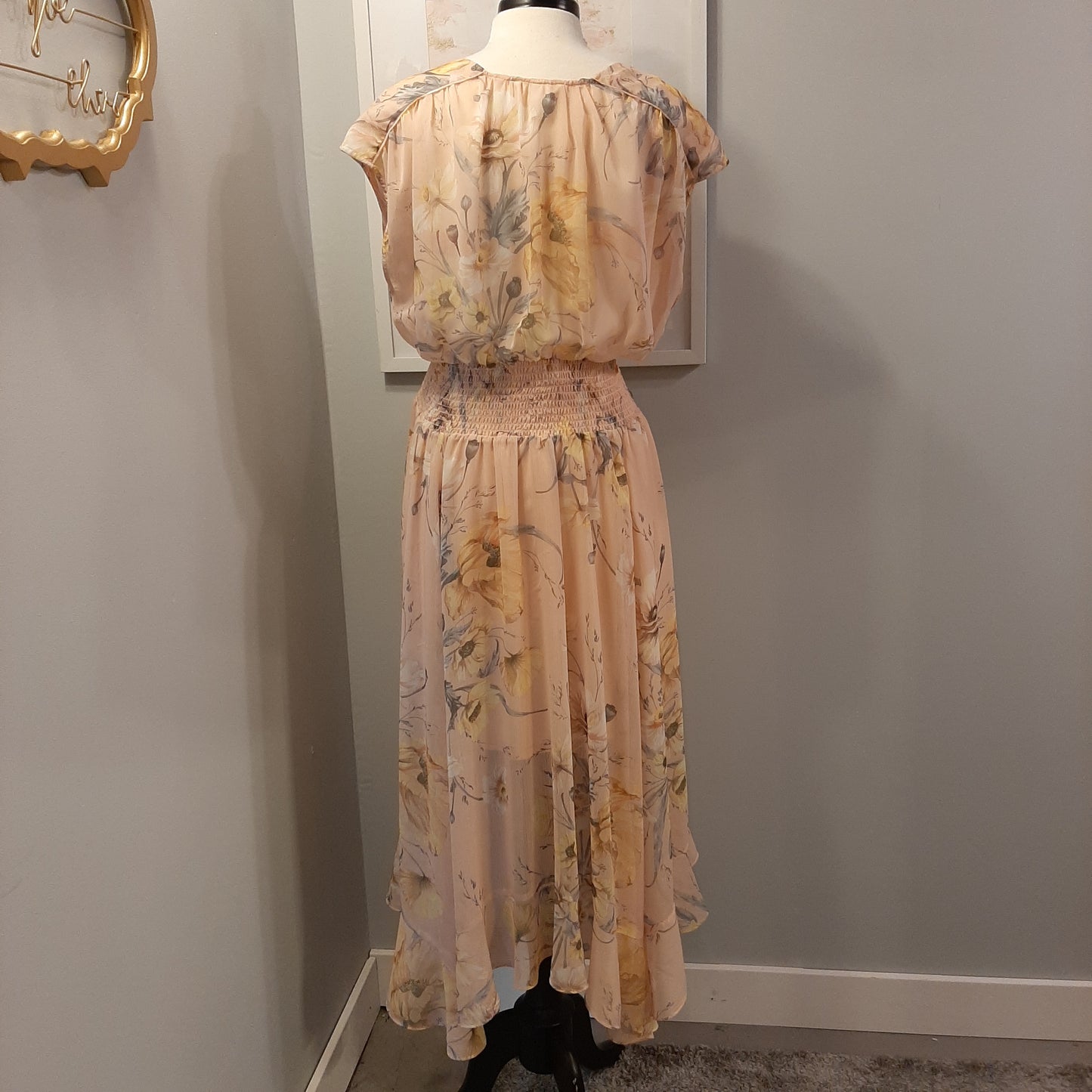Spring Flowers in Peach
