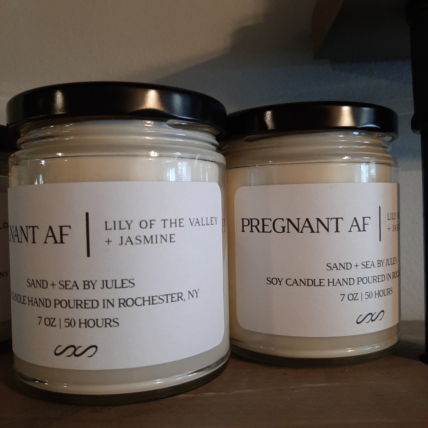 Hand-poured soy candles, Asst'd