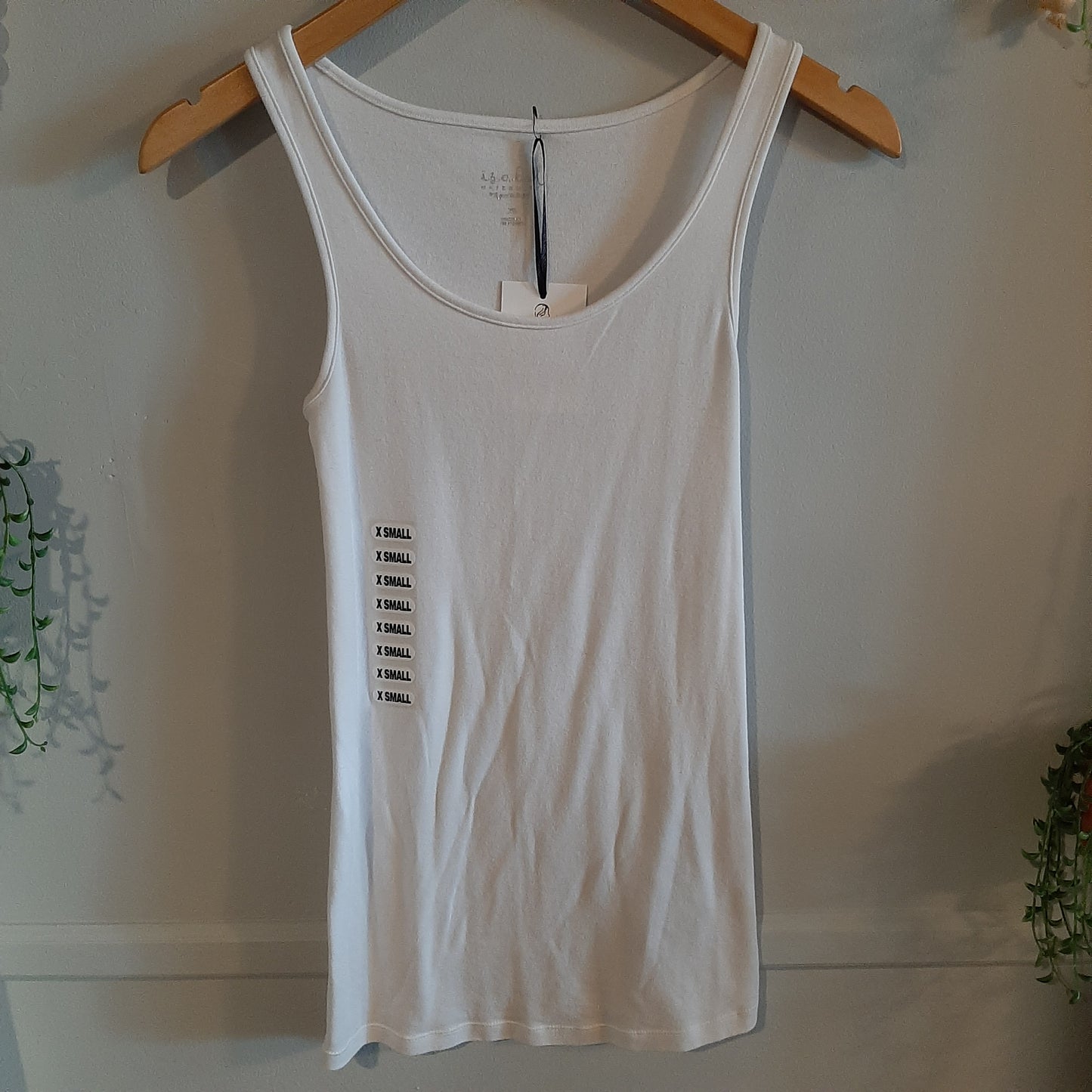 Basic scoop neck tank, Multi