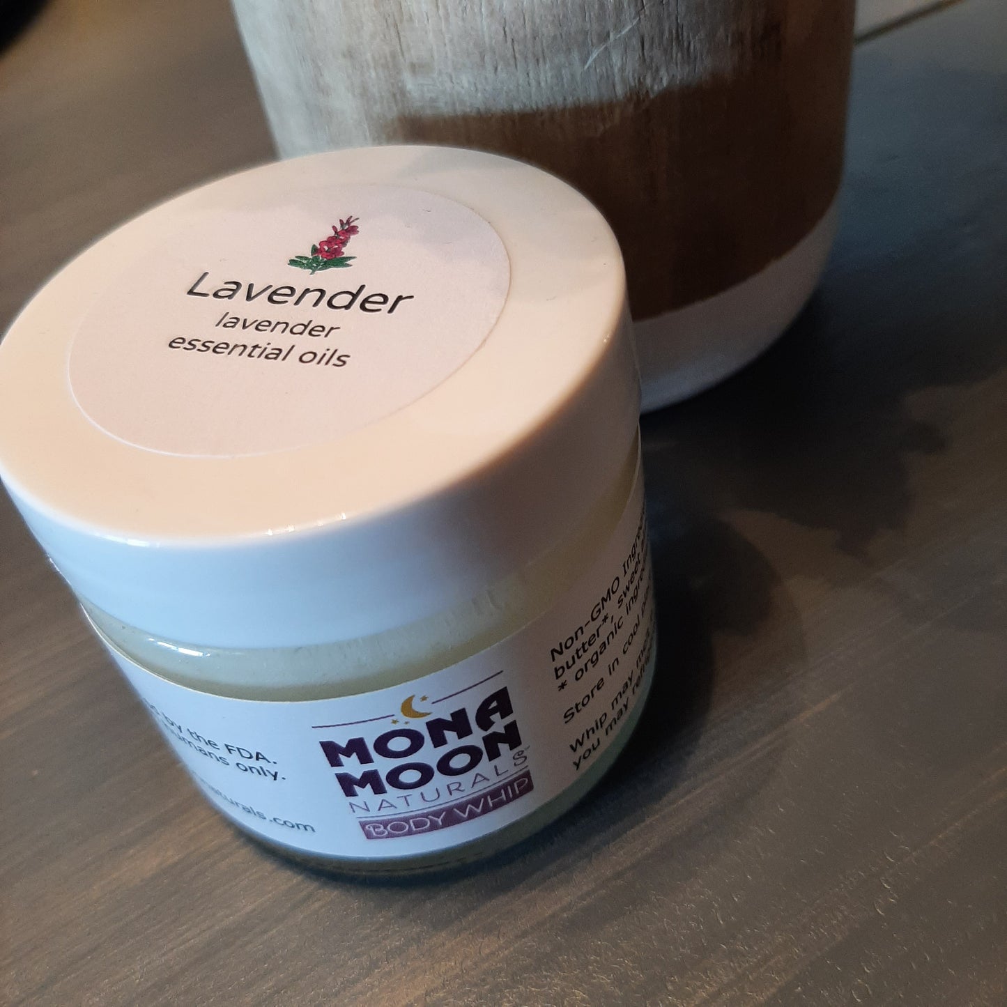 All-natural body whip, Lavender