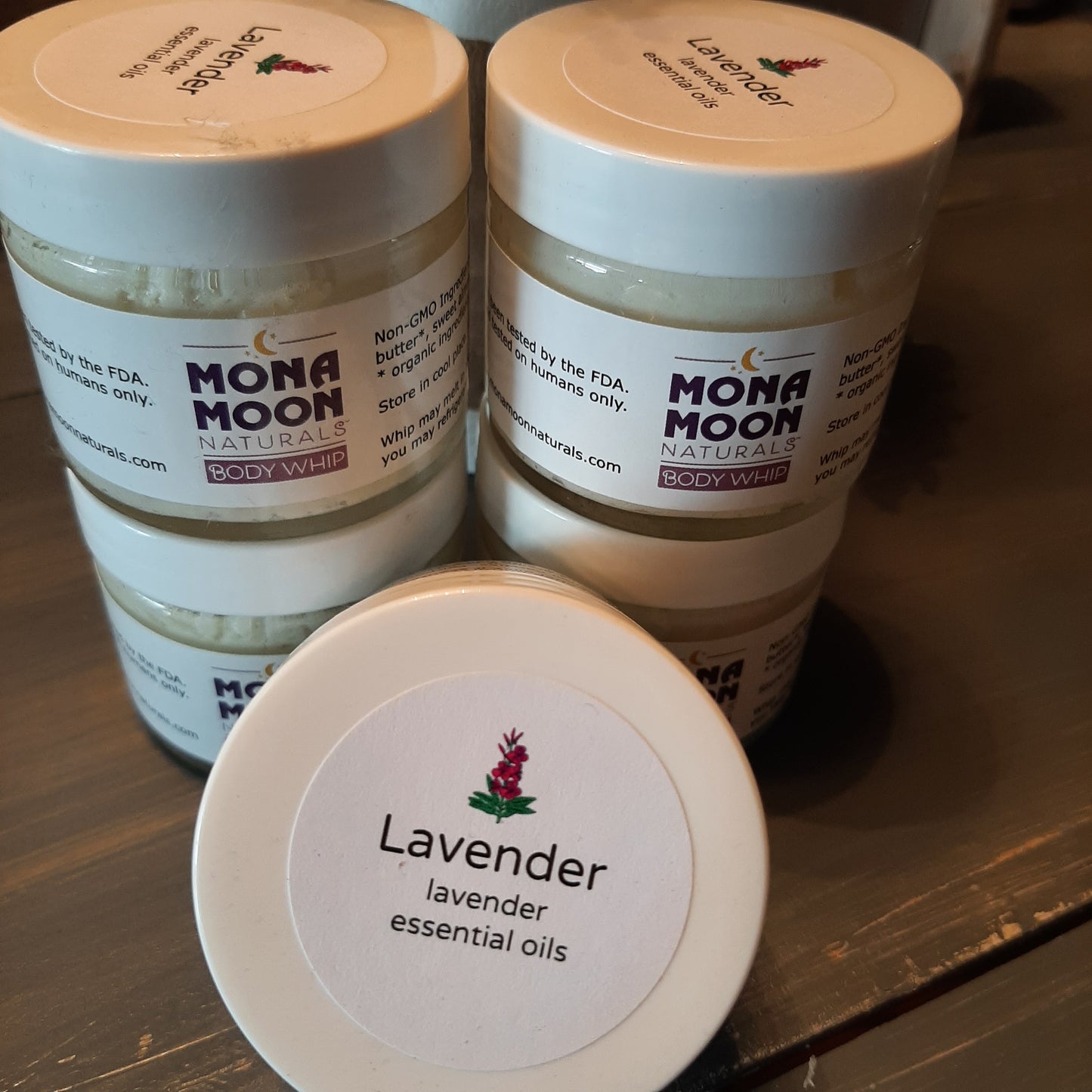 All-natural body whip, Lavender