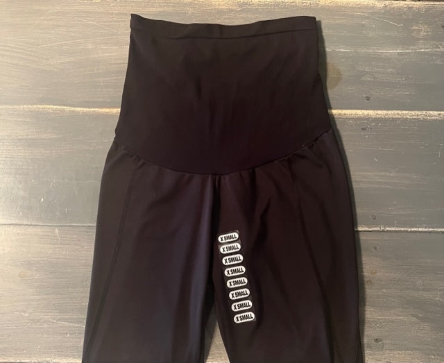 Active full panel 19" cropped leggings, Charcoal