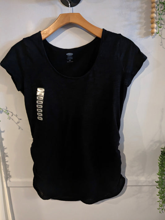 Vintage stye fitted scoop neck SS tee, Multi