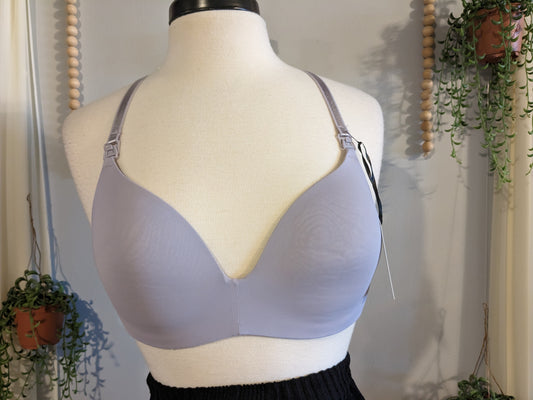 Clasp strap lightly lined wirefree nursing bra, Multi