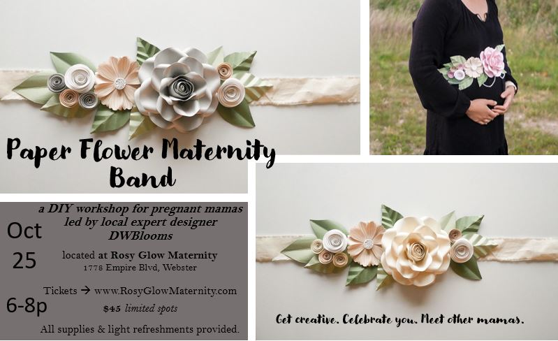 Paper Flower Maternity Band Workshop