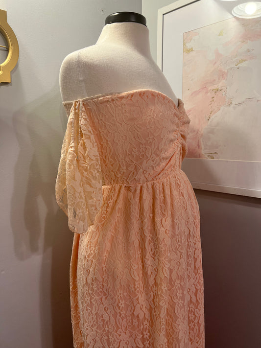 Lovely in Peach Lace