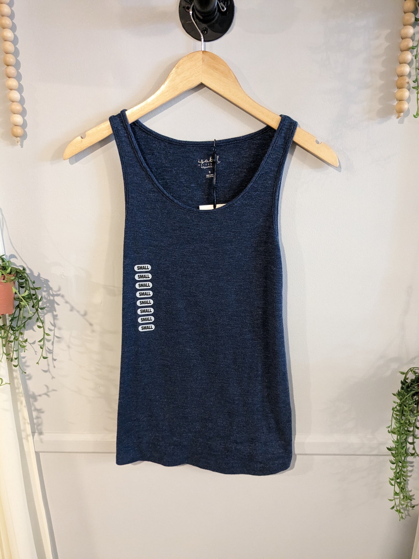 Basic scoop neck tank, Multi