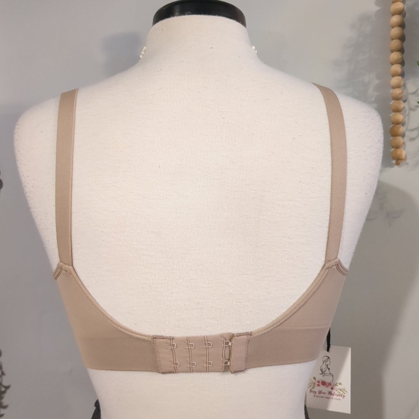 Clasp strap lightly lined stretchy nursing bra, Multi