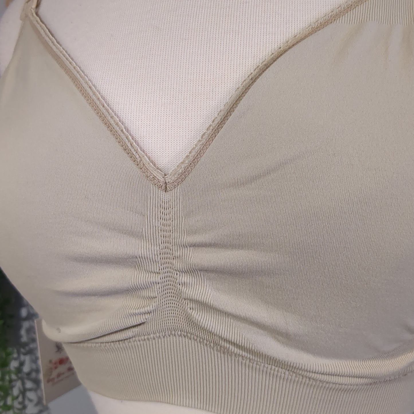 Clasp strap lightly lined stretchy nursing bra, Multi