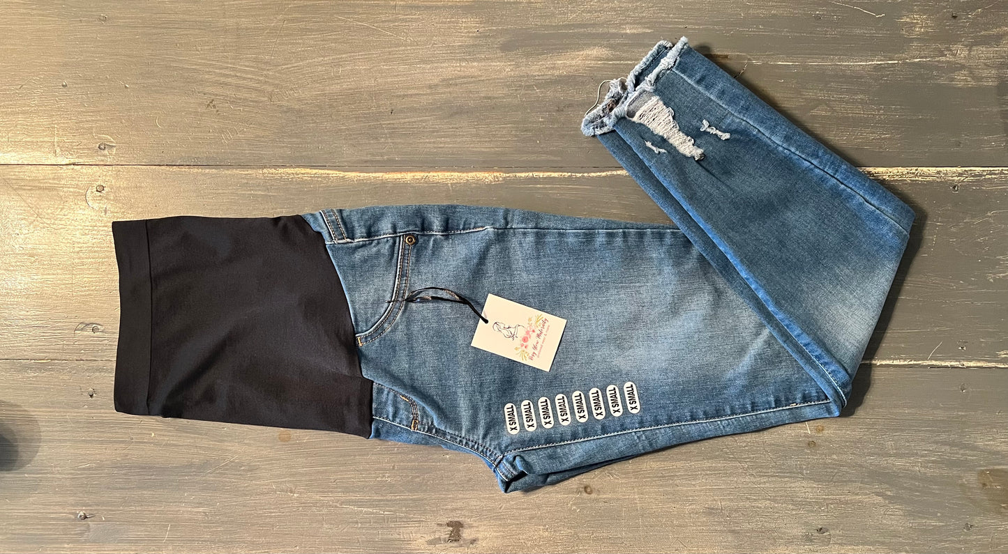 Full panel 26” skinny jeans, Medium wash