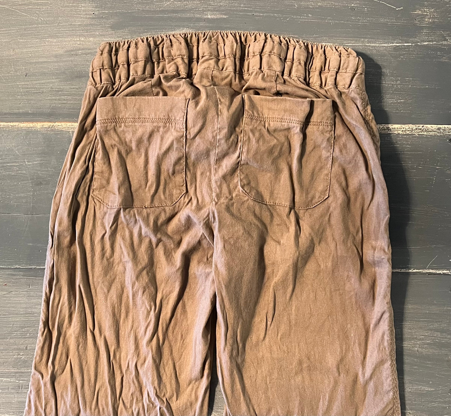 Full panel 28" linen pants, Macchiato
