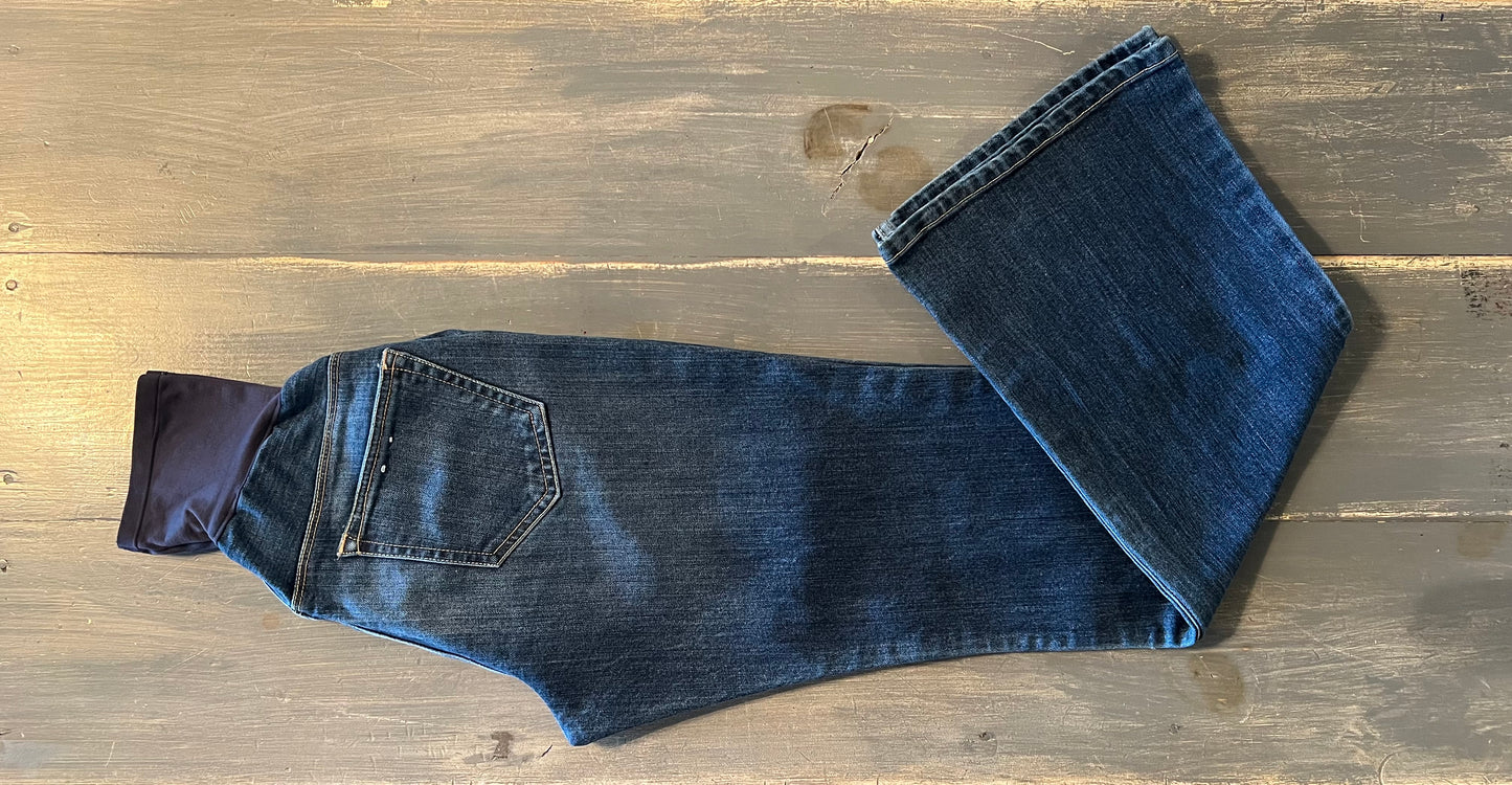 Full panel 31" bootcut jeans, Dark wash