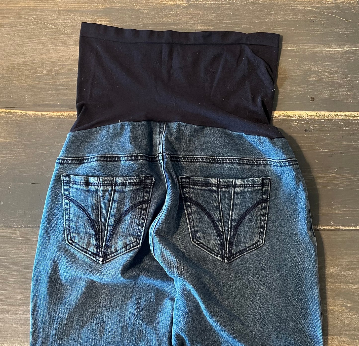 Full panel 27" skinny jeans, Medium wash
