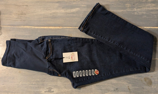 Full panel 32" bootcut jeans, Dark wash
