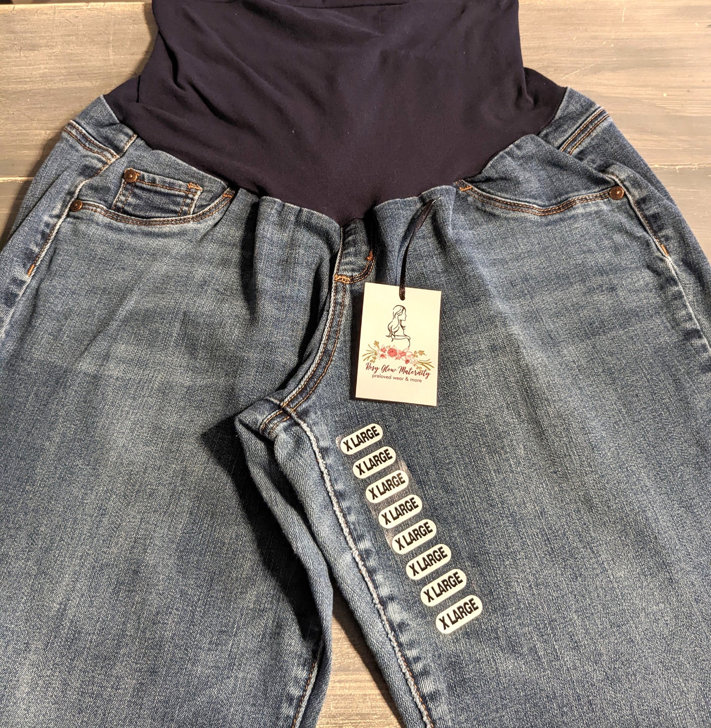 Full panel 29" bootcut jeans, Multi wash