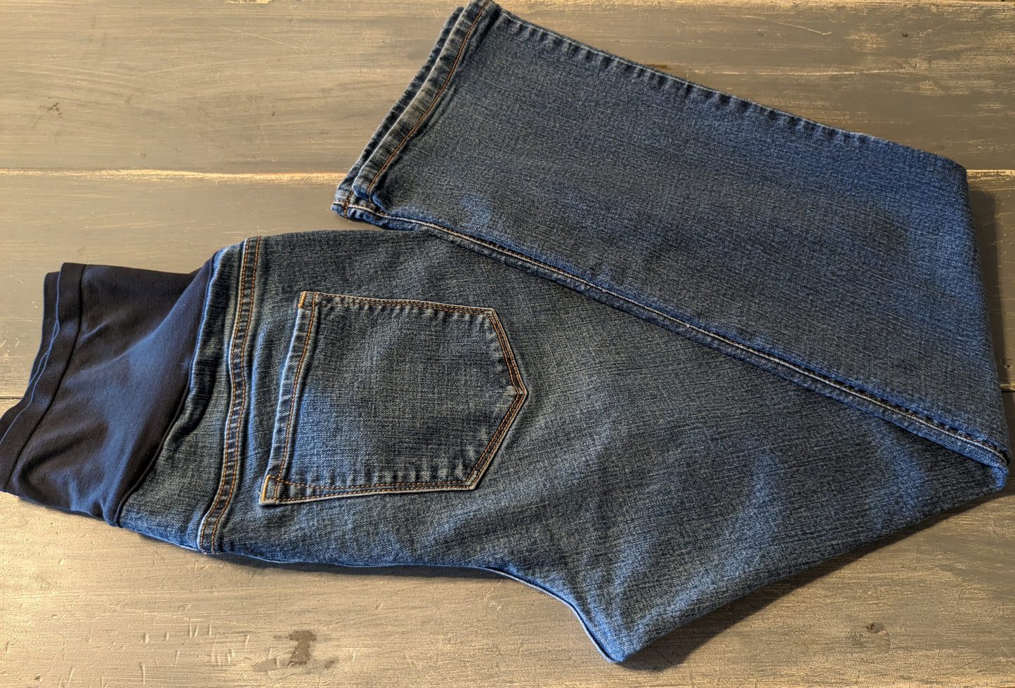 Full panel 30" bootcut jeans, Multi wash