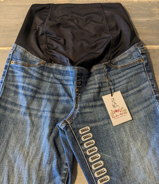 Convertible panel 30" bootcut jeans, Medium wash