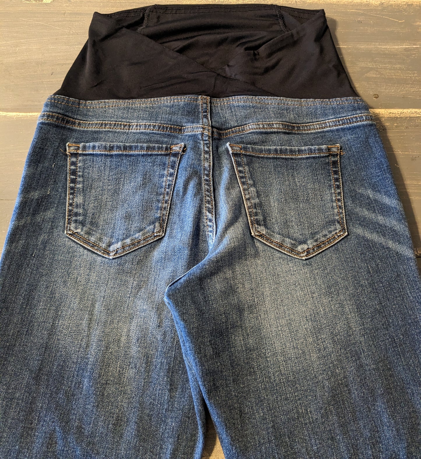 Convertible panel 30" bootcut jeans, Medium wash