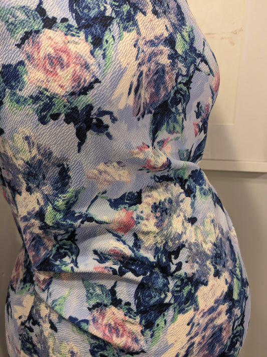 Watercolor Blooms Mini in Periwinkle