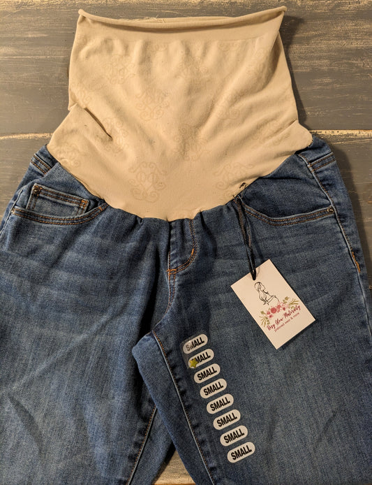 Full panel 26" skinny jeans, Medium wash