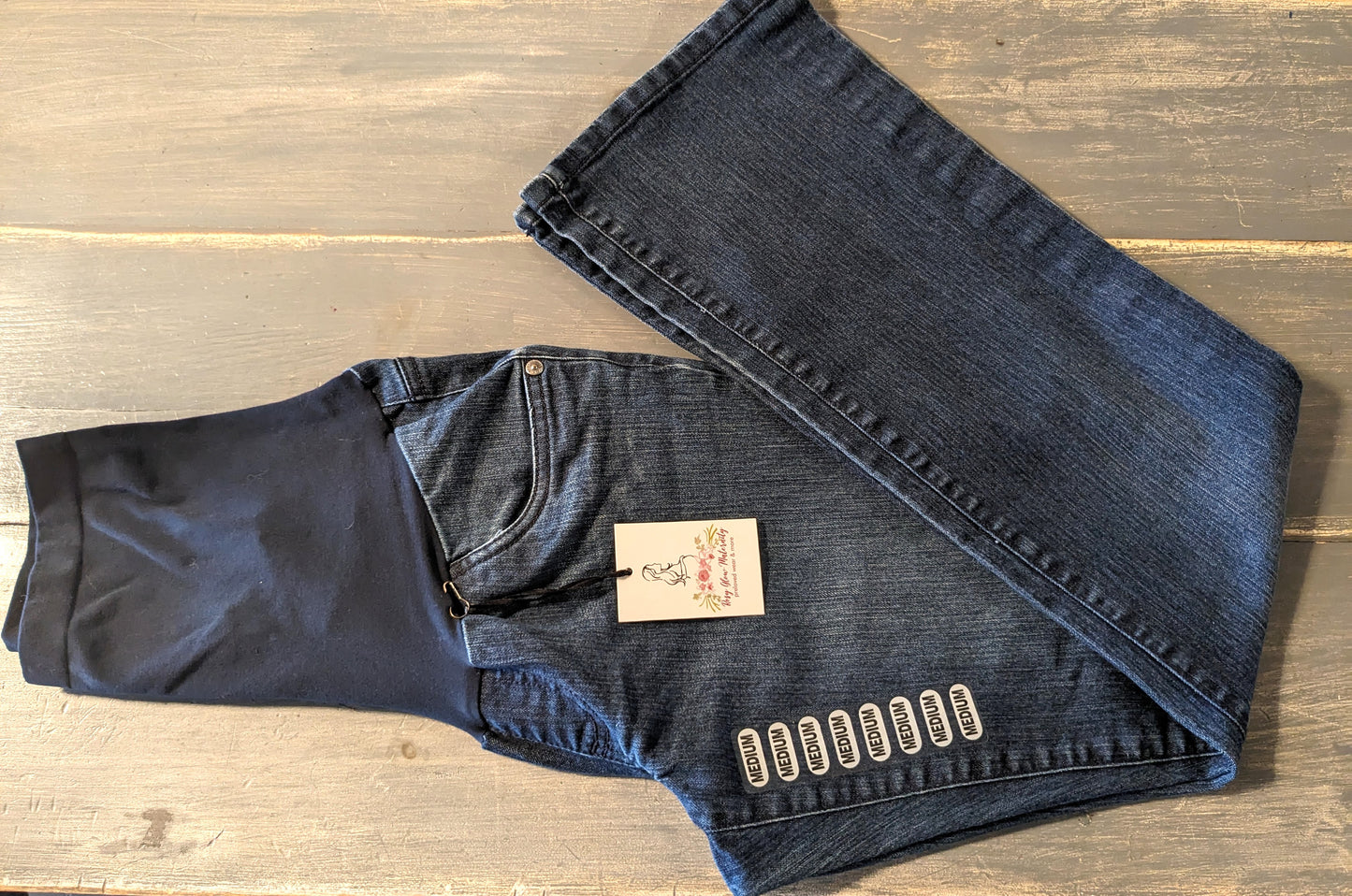 Full panel 29" bootcut jeans, Multi wash