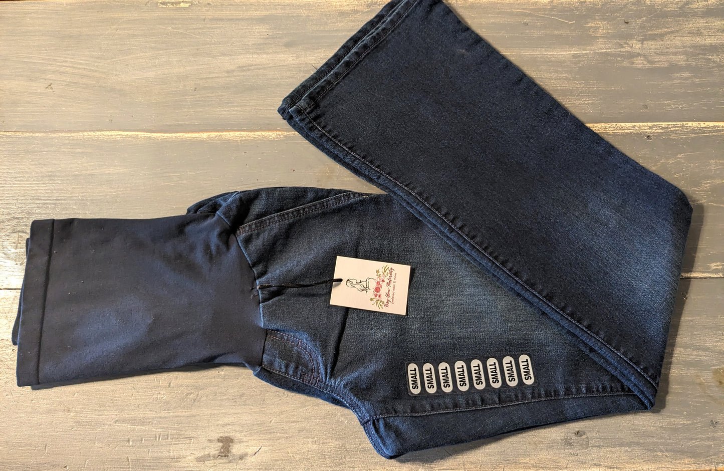 Full panel 29" bootcut jeans, Multi wash