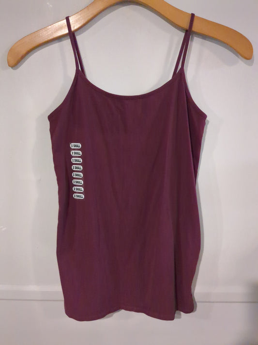 Basic strappy cotton cami, Multi