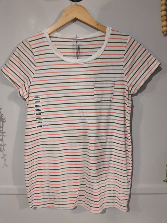 Relaxed fit SS pocket tee, Multi