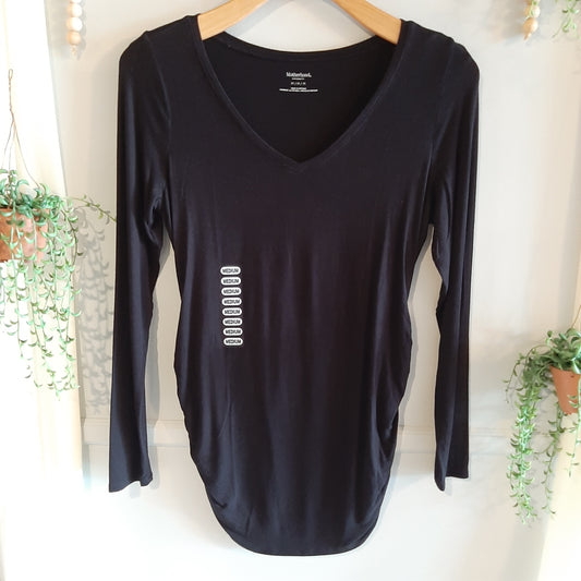 Classic v-neck LS tee,  Multi