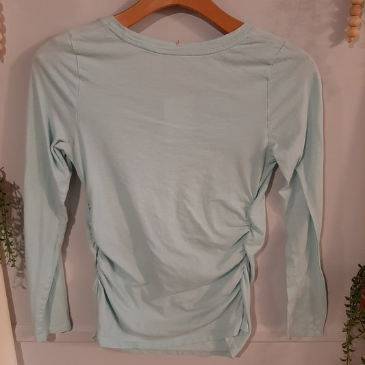 Essential scoop neck fitted LS tee, Multi