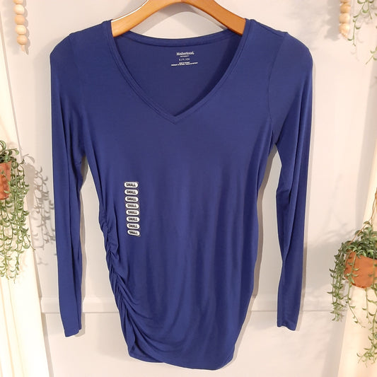 Essential v-neck LS tee, Multi