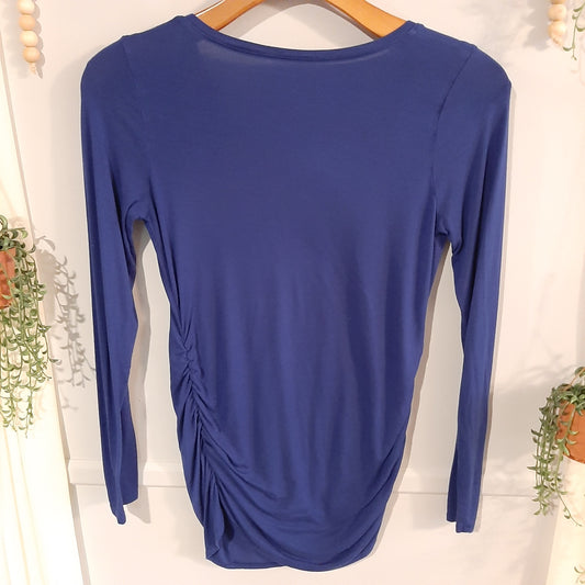 Essential v-neck LS tee, Multi