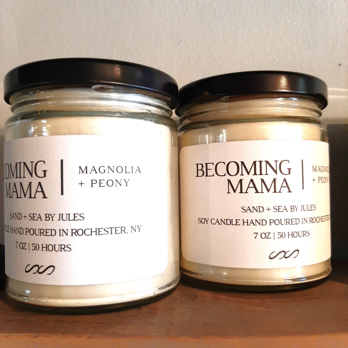Hand-poured soy candles, Asst'd
