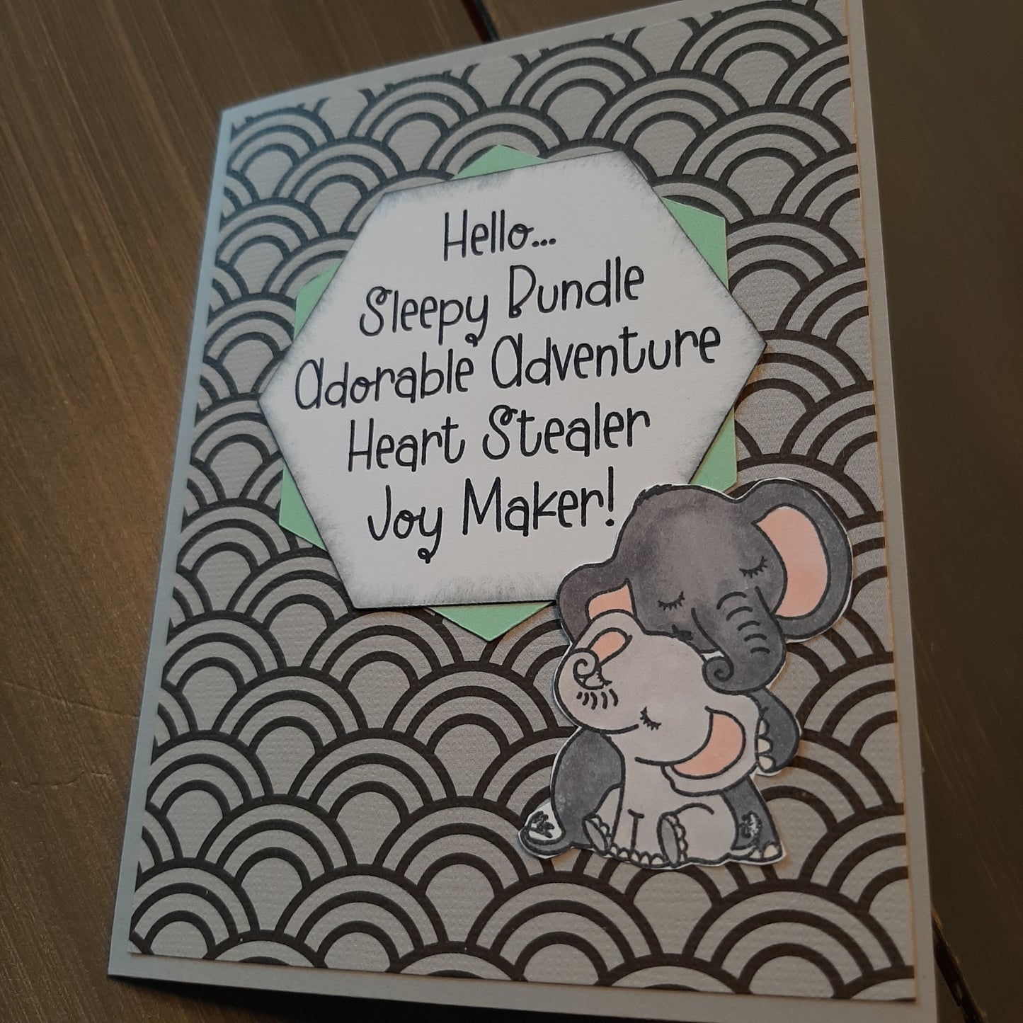 Handcrafted greeting card, Asst'd