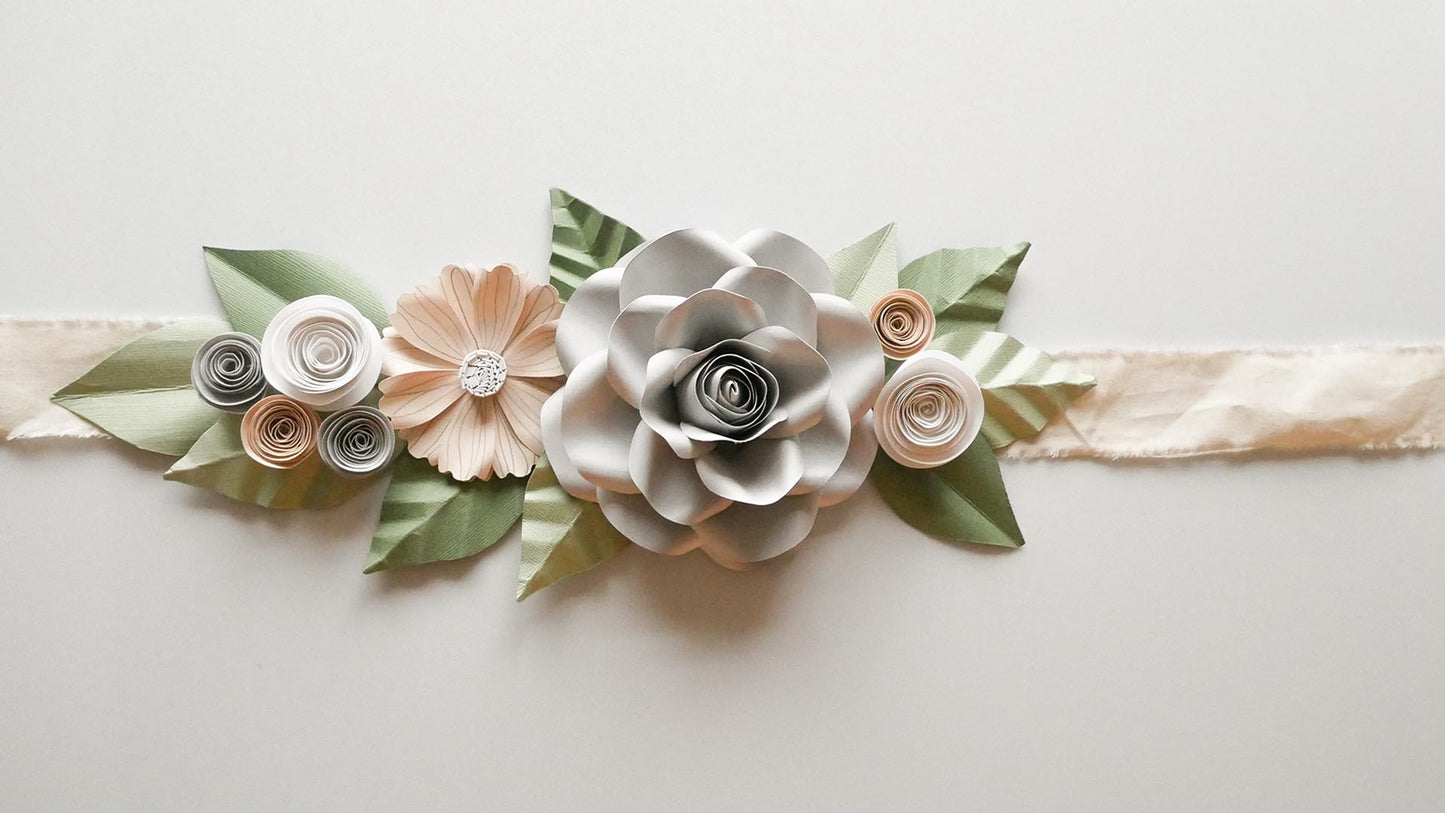 Maternity Paper Flower Band DIY Kit