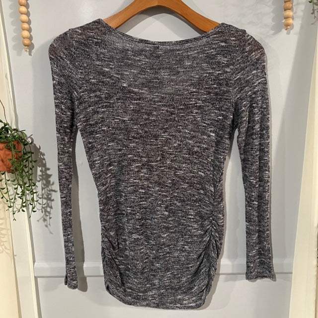 Fitted lightweight LS sweater, Grey