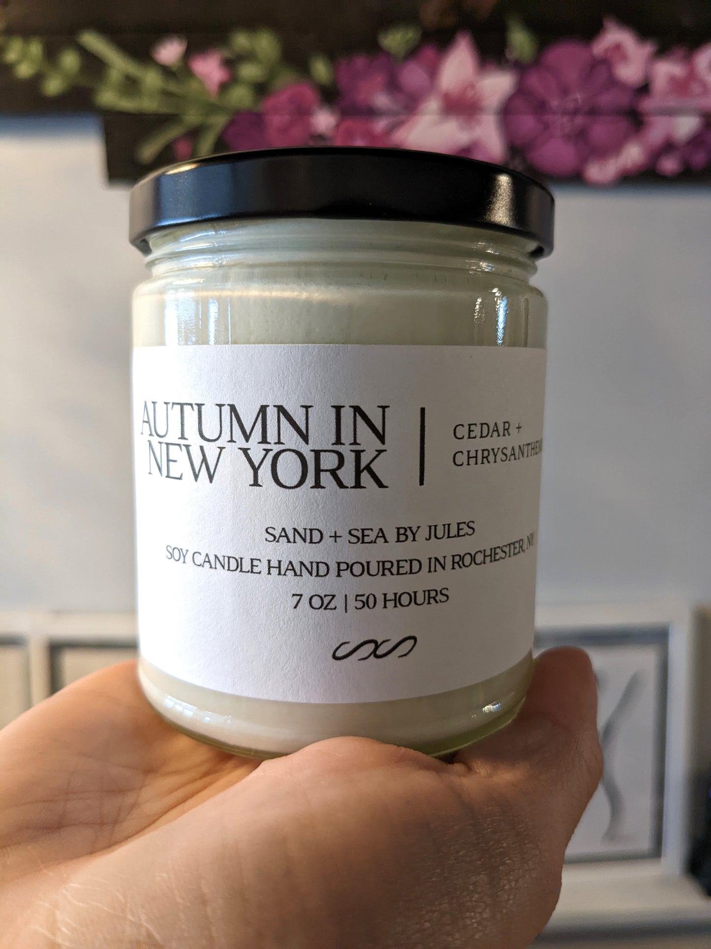 Hand-poured soy candles, Asst'd