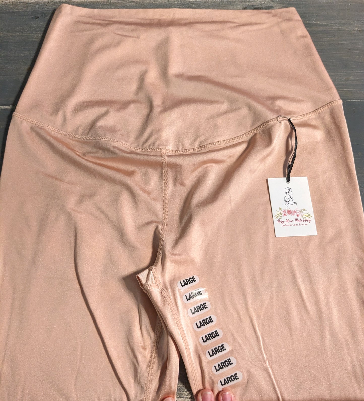 Active full panel 26" leggings, Peach